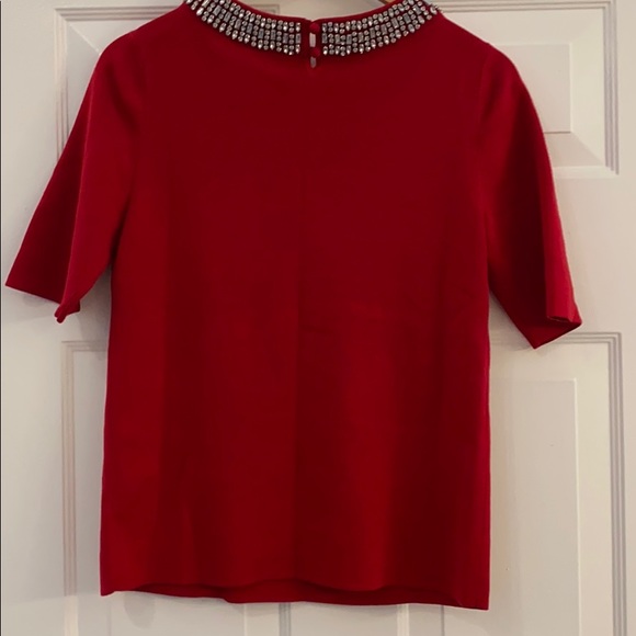 Talbots EMBELLISHED COTTON BLEND SWEATER Size M - Picture 8 of 8
